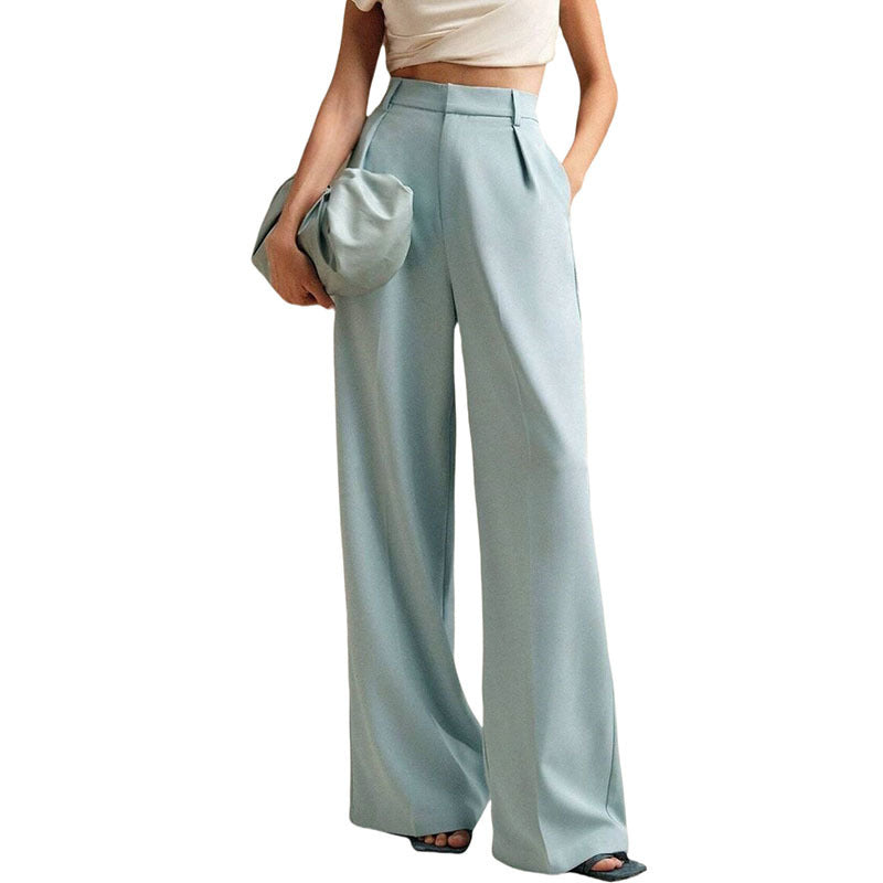 Weite Damen-Hose mit geradem Bein