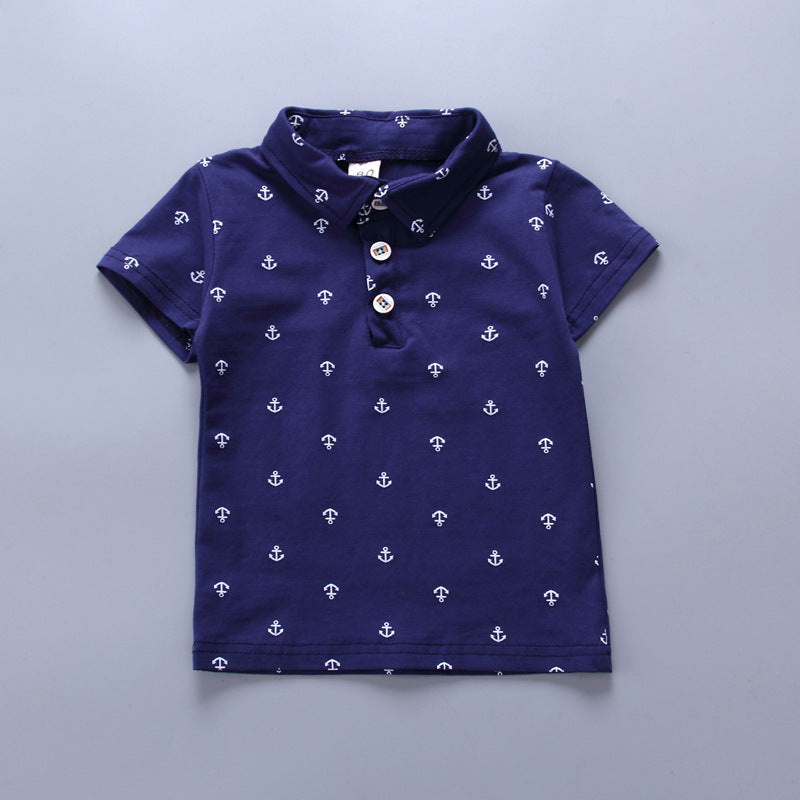 Maritimer Look für kleine Abenteurer – Kinder-Set mit Ankerprint