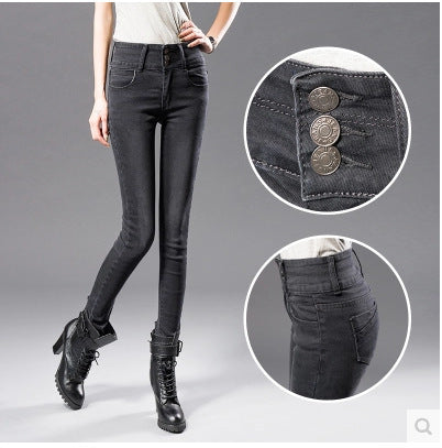 High Waist Damenjeans – Figurformende Stretch-Jeans mit Vintage-Waschung