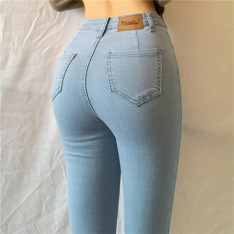 Skinny Denim Jeans – Figurformende Bleistifthose für Damen