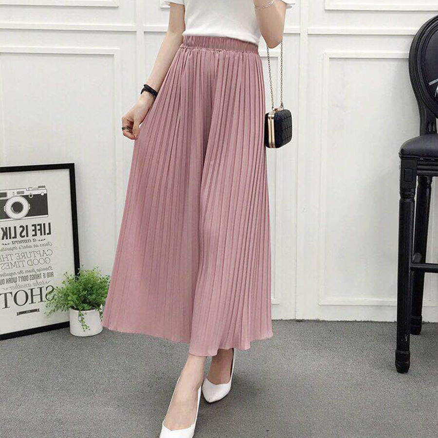 Damen Sommerhose mit Falten – Leichte Culotte im Hakama-Stil – Luftig & Bequem für warme Tage