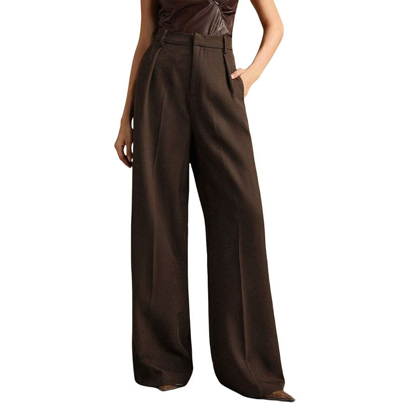 Weite Damen-Hose mit geradem Bein
