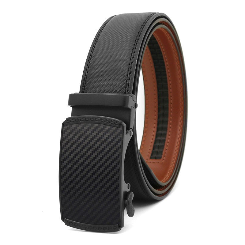 Herren Business Gürtel mit Automatikschließe – Eleganter Twill-Verschluss & hochwertiges Design