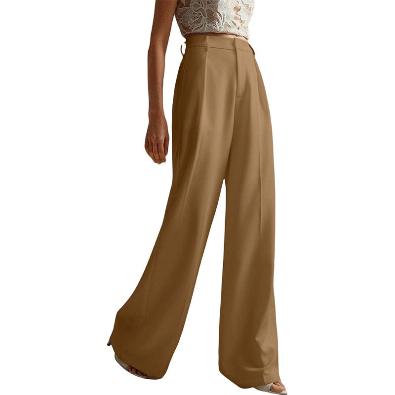 Weite Damen-Hose mit geradem Bein