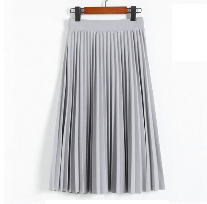 Damen Plisseerock – Eleganter Faltenrock mit Gummibund – Luftig & Feminin für Alltag & Anlässe