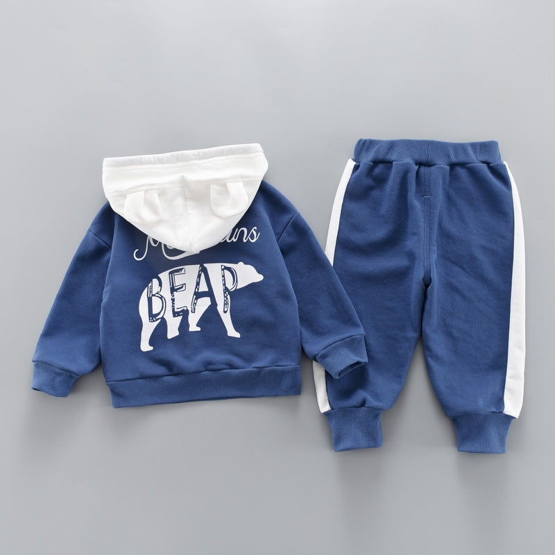 Zweiteiliges Kinder-Set – Sweater & Hose im schlichten Look