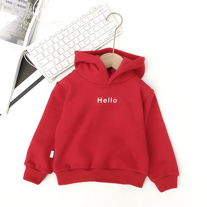 Gefütterter Kinder-Hoodie mit Kapuze