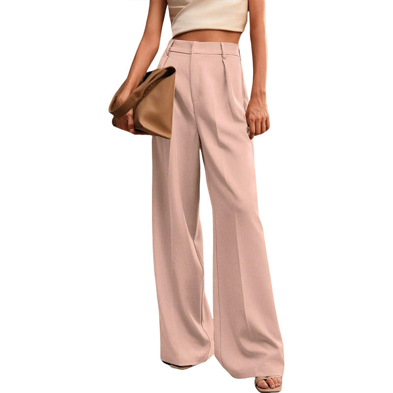 Weite Damen-Hose mit geradem Bein