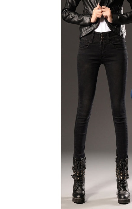 High Waist Damenjeans – Figurformende Stretch-Jeans mit Vintage-Waschung