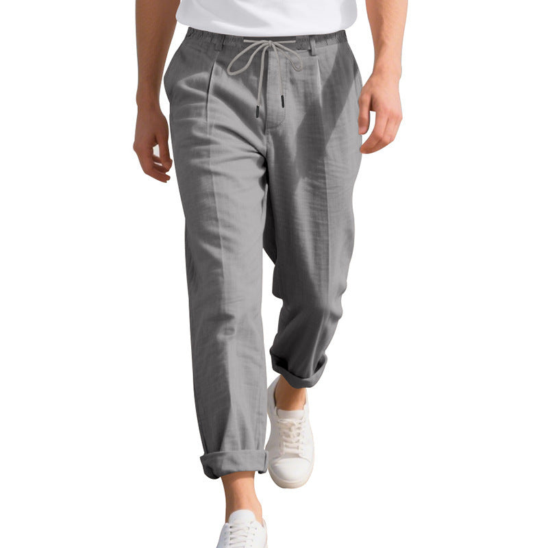 Herren Sommerhose aus Leinen – Leicht, atmungsaktiv & stylisch mit geradem Schnitt
