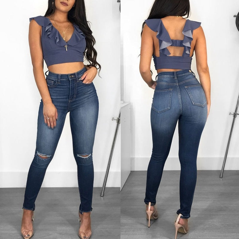 Push-Up Skinny Jeans Damen – Figurformende High-Waist-Jeans für sexy Kurven & bequemen Sitz