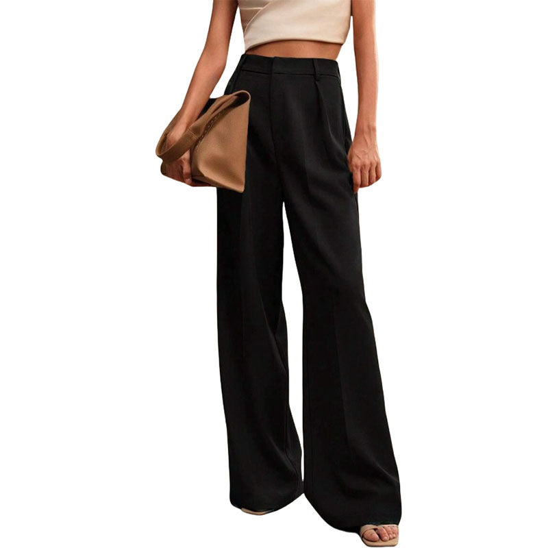 Weite Damen-Hose mit geradem Bein