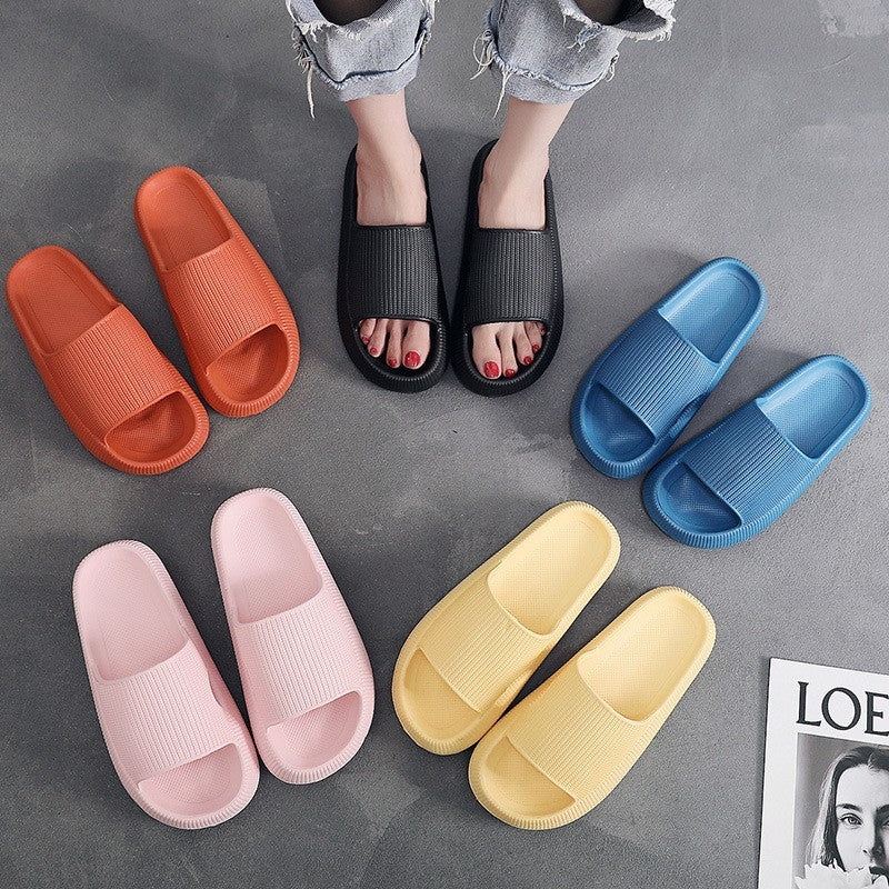 Unisex Sommer-Pantoletten – rutschfeste Slipper in Einfarbigem Design