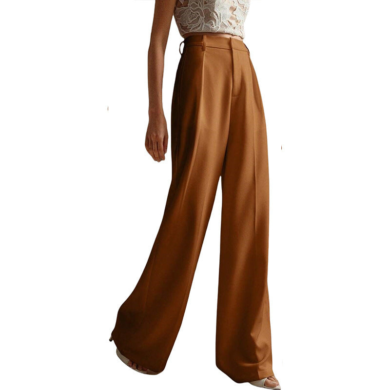 Weite Damen-Hose mit geradem Bein