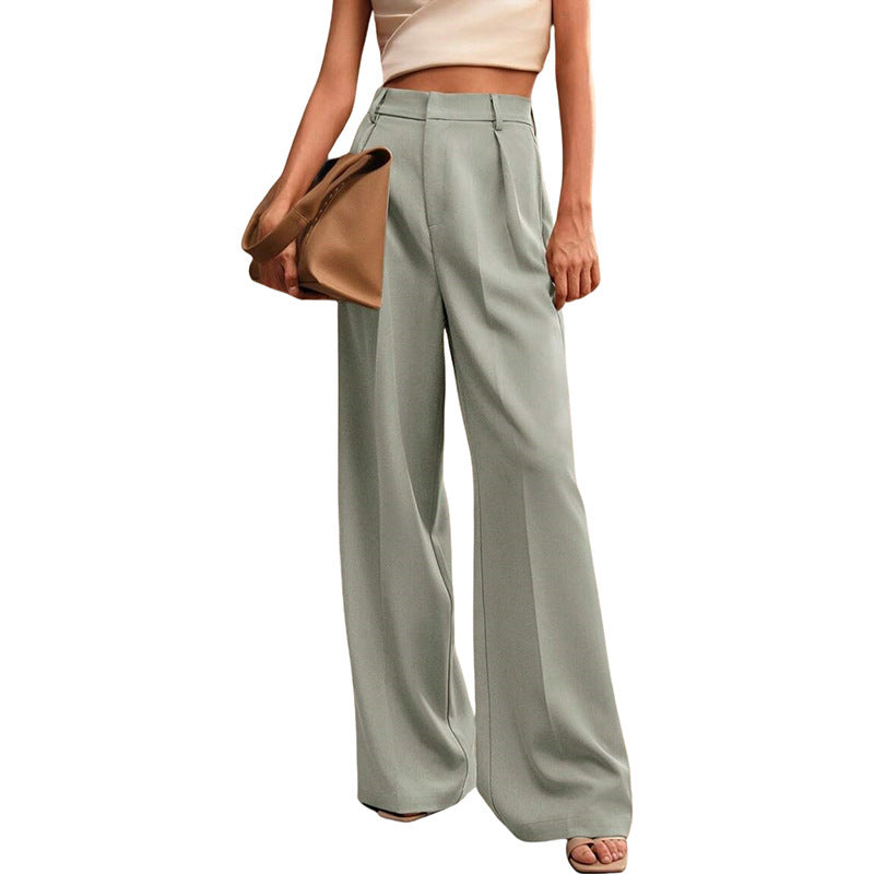 Weite Damen-Hose mit geradem Bein