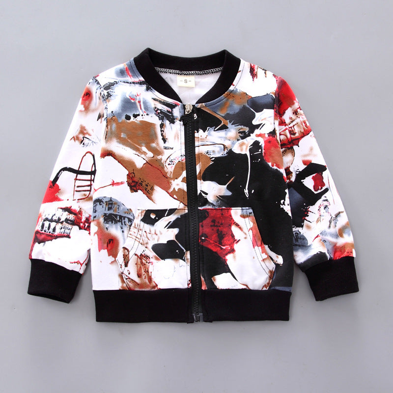 Jungen-Outfit – Hose, Langarmshirt & Jacke (3-teilig)