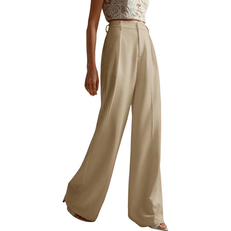 Weite Damen-Hose mit geradem Bein