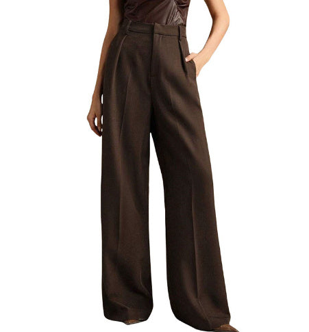 Weite Damen-Hose mit geradem Bein