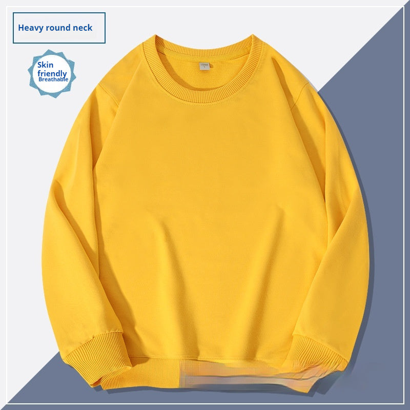Schlichter Herren Hoodie mit Rundhalsausschnitt