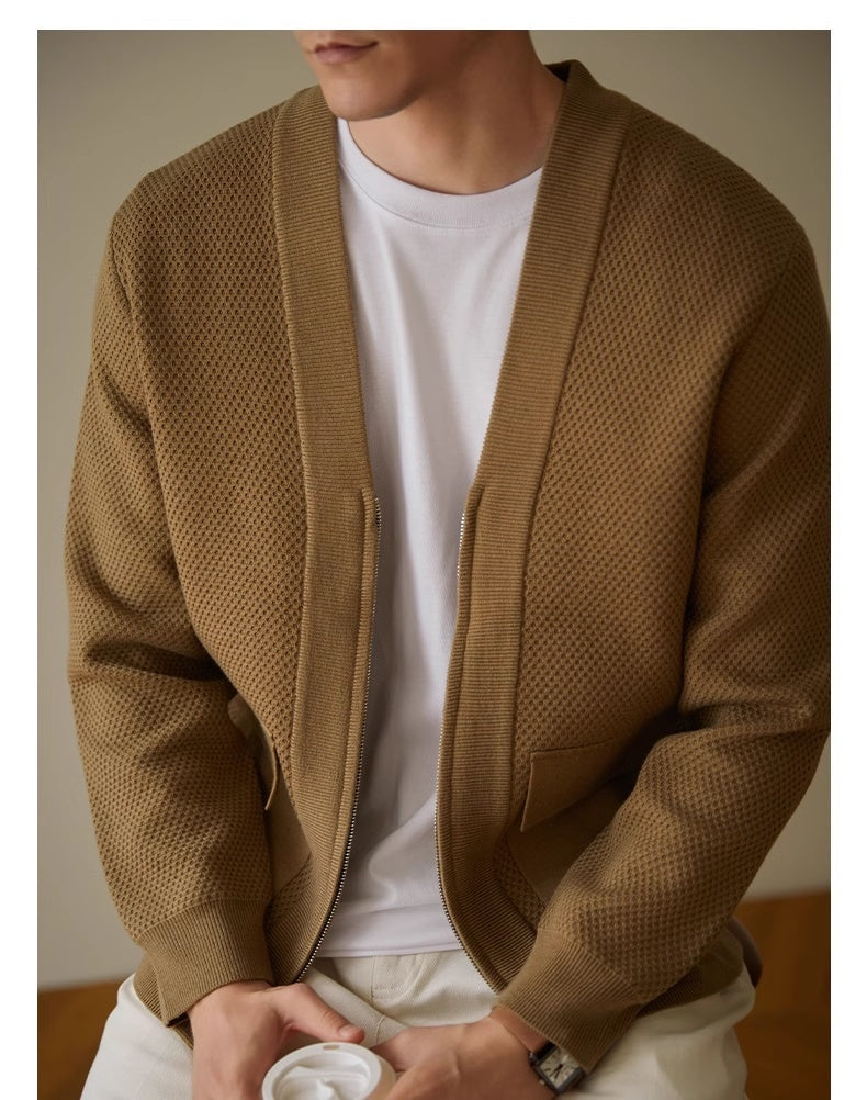 Strick-Cardigan mit V-Ausschnitt – Eleganter Style für kühle Tage