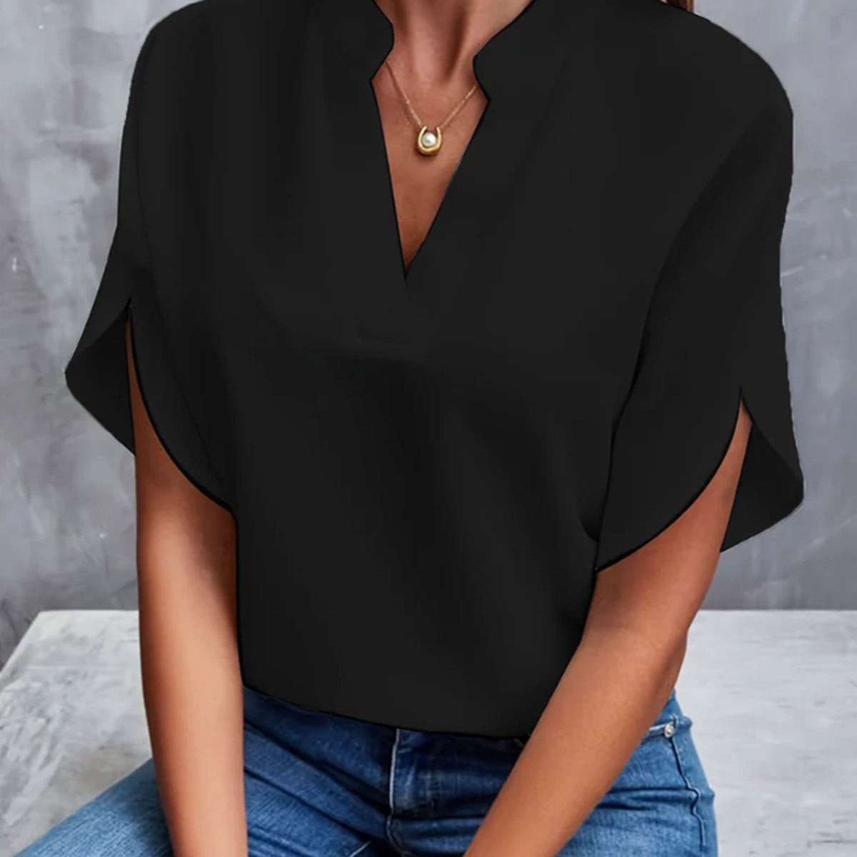 Leichtes Sommer-Chiffonshirt