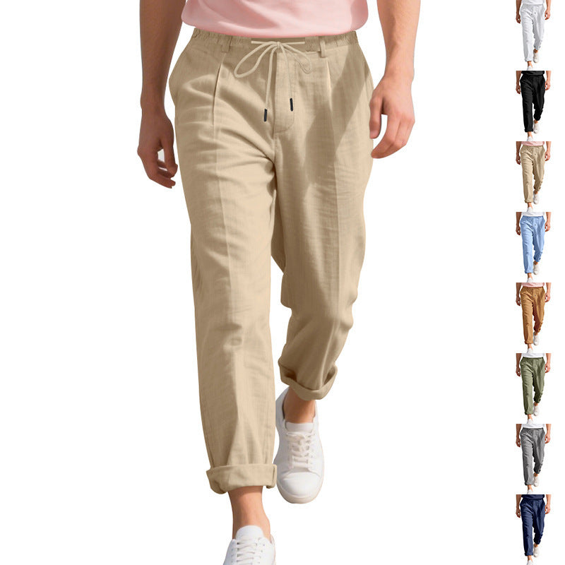 Herren Sommerhose aus Leinen – Leicht, atmungsaktiv & stylisch mit geradem Schnitt