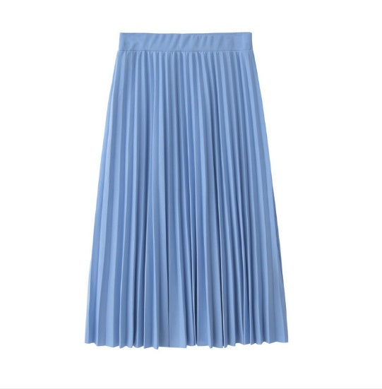Damen Plisseerock – Eleganter Faltenrock mit Gummibund – Luftig & Feminin für Alltag & Anlässe
