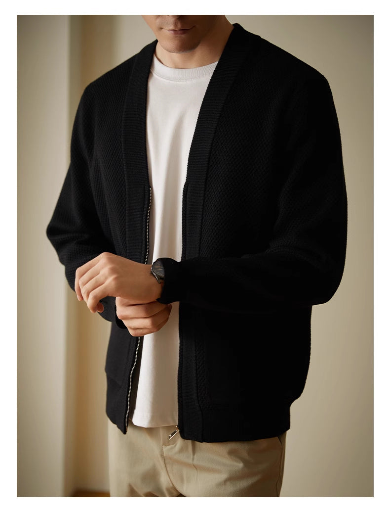 Strick-Cardigan mit V-Ausschnitt – Eleganter Style für kühle Tage