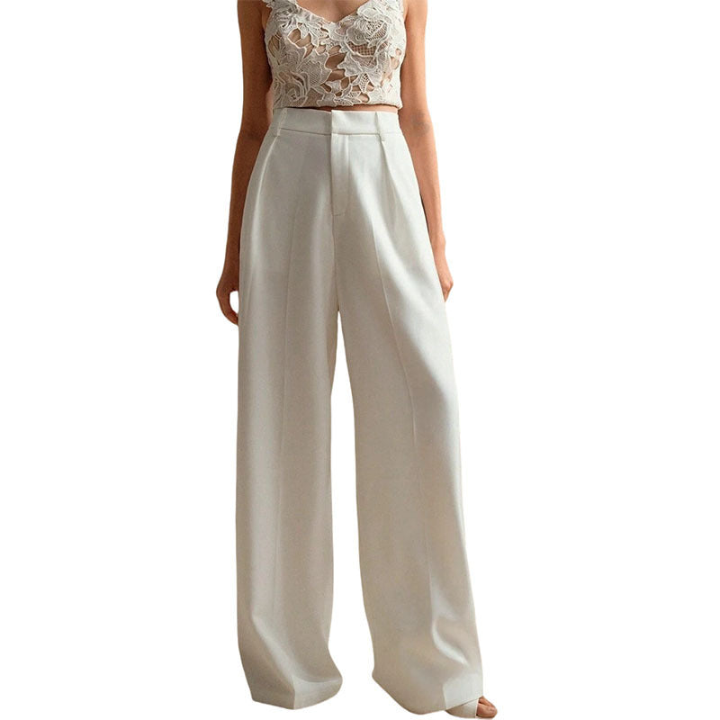 Weite Damen-Hose mit geradem Bein