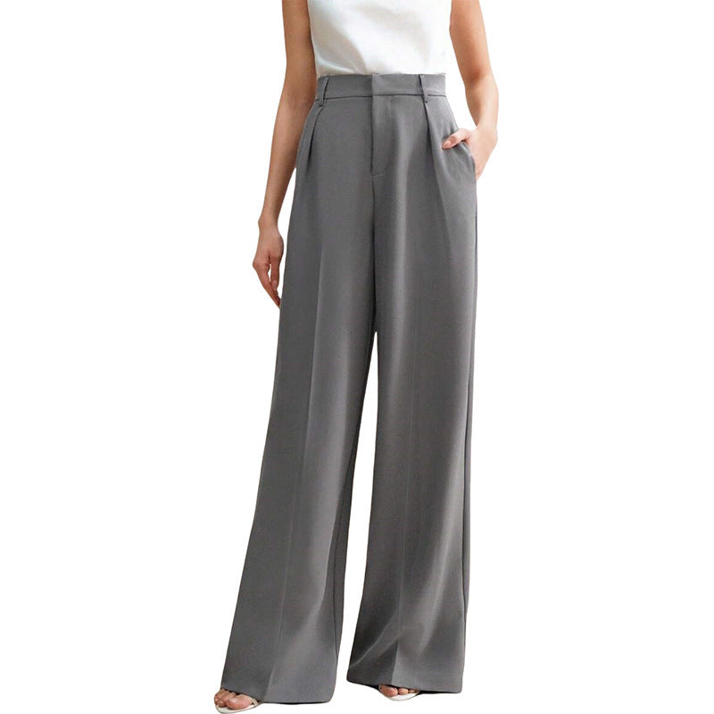Weite Damen-Hose mit geradem Bein