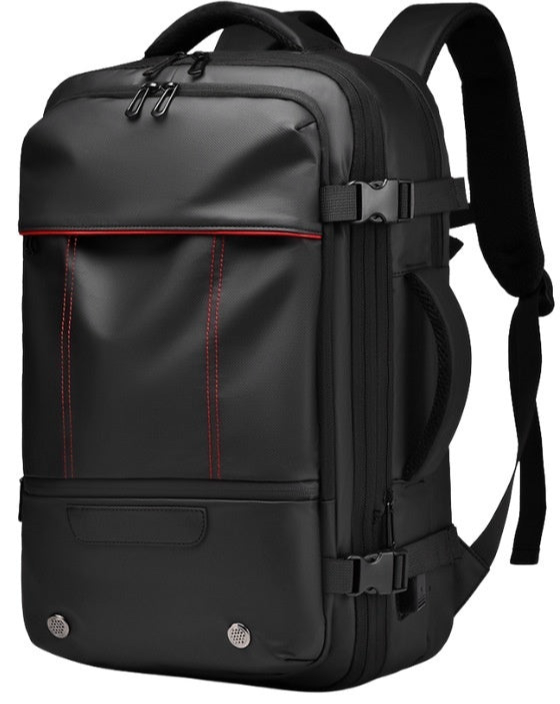 Vakuum-Rucksack für Damen & Herren – Komprimierbarer Reiserucksack mit USB & großem Volumen