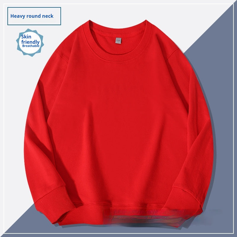 Schlichter Herren Hoodie mit Rundhalsausschnitt