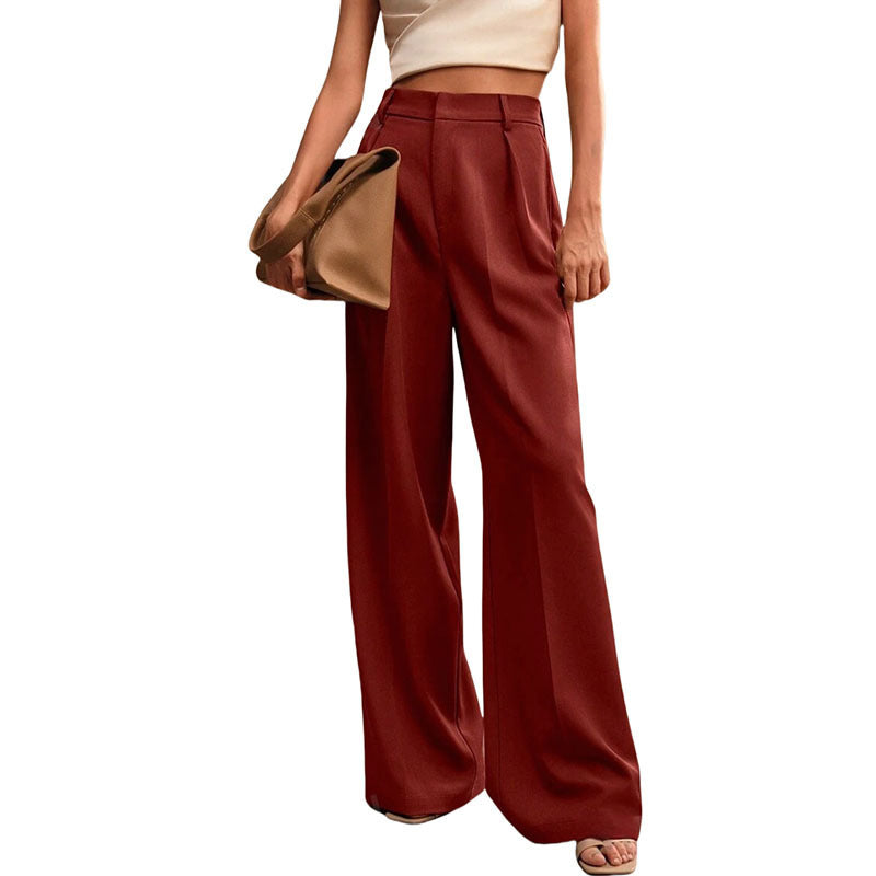 Weite Damen-Hose mit geradem Bein
