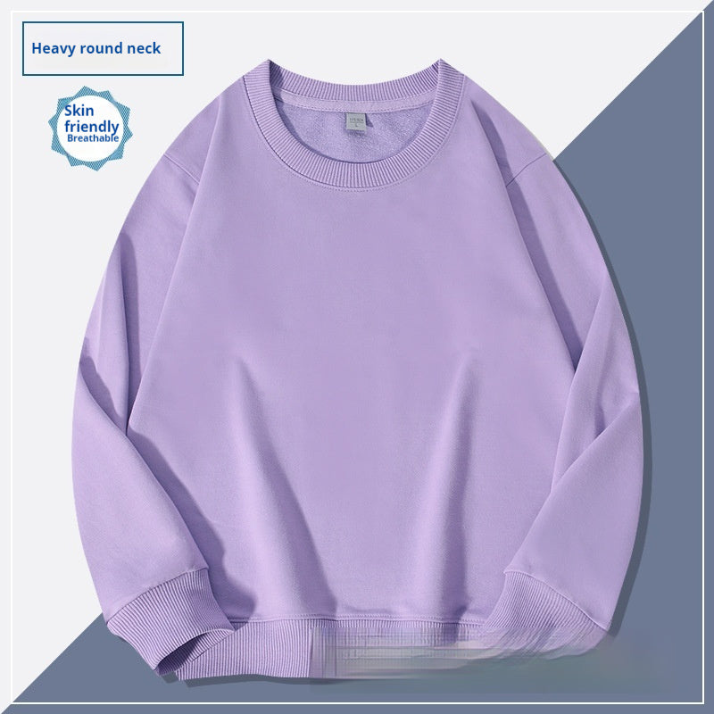 Schlichter Herren Hoodie mit Rundhalsausschnitt