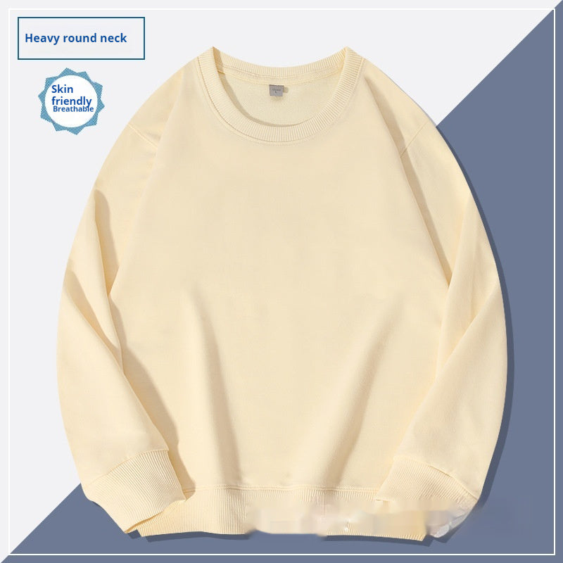 Schlichter Herren Hoodie mit Rundhalsausschnitt