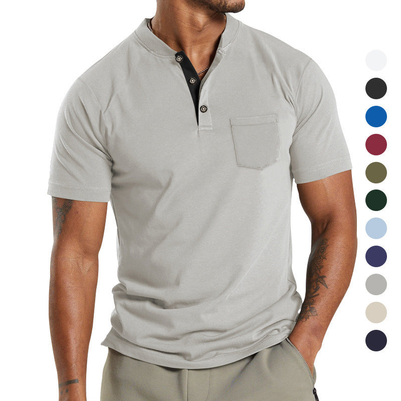 Herren Sommerhemd Übergröße – Kurzarm mit Knopfleiste & Brusttasche | Lässiger Look bis 5XL