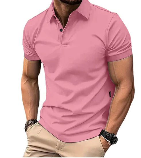 Herren Sommerhemd mit Knopfleiste – Lässiges Kurzarmshirt in Uni-Farben | Ideal für Alltag & Freizeit