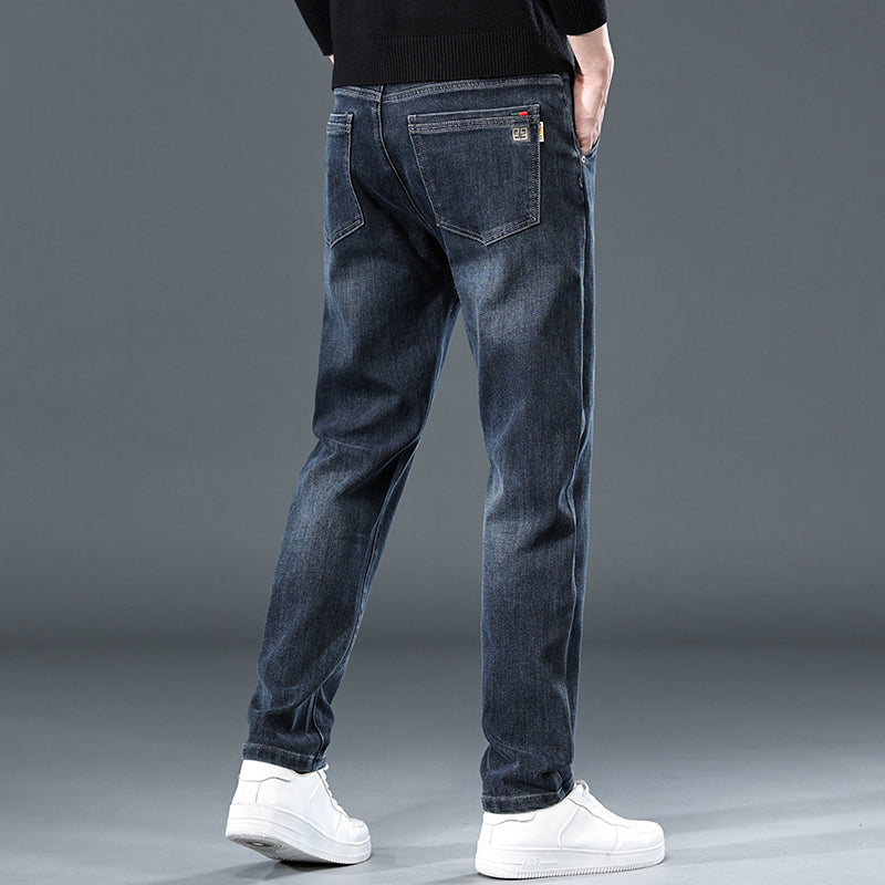 Herren Leichte Casual-Hose – Slim Straight Fit – Luftig & Bequem für Frühling & Sommer