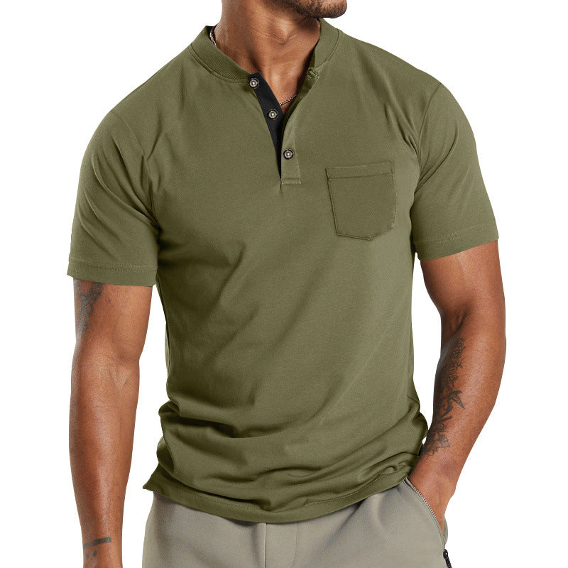 Herren Sommerhemd Übergröße – Kurzarm mit Knopfleiste & Brusttasche | Lässiger Look bis 5XL