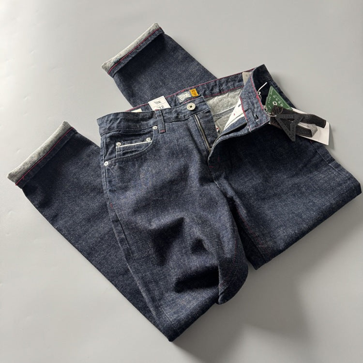 Herren Retro Straight Fit Hose – Amerikanischer Look – Bequem & Lässig für Alltag & Streetwear