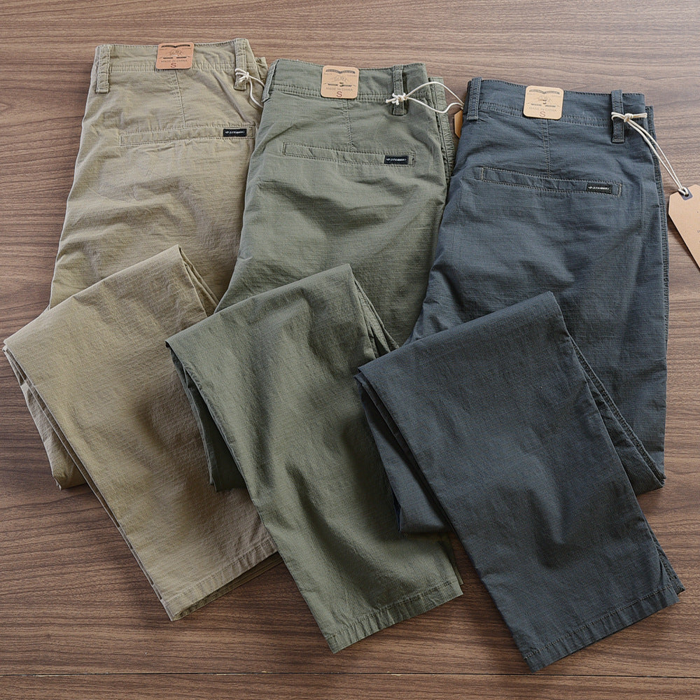 Sommer Herren Slim Fit Jogger – Atmungsaktive Hose mit elastischem Bund