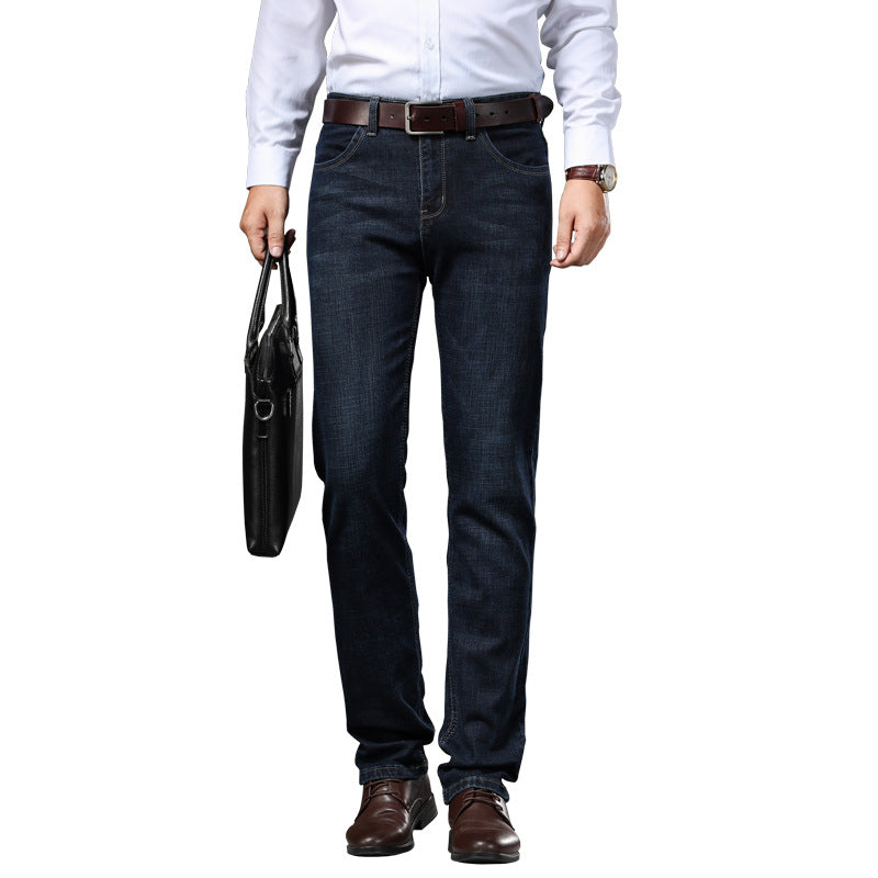 Herren Stretch Business-Jeans – Lockerer Sitz, Große Größen – Elegant & Bequem für Herbst & Winter