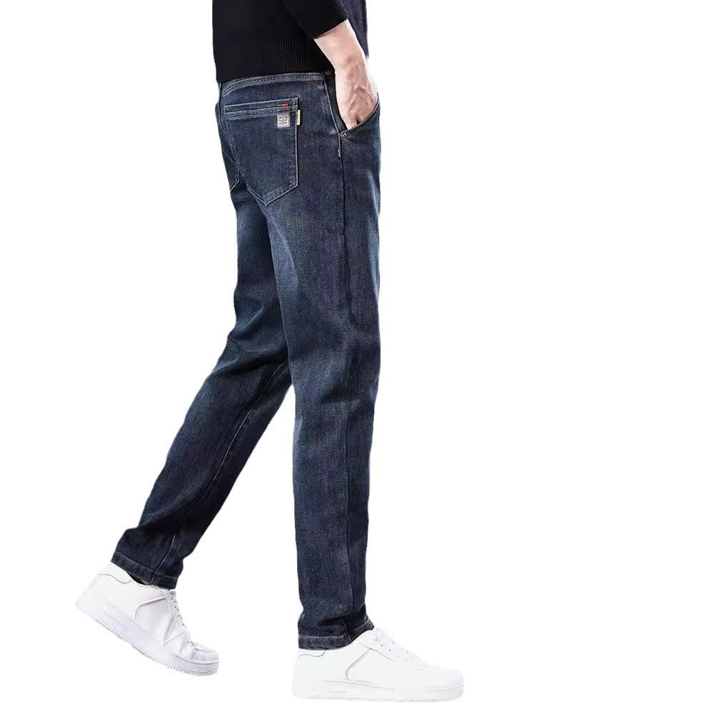 Herren Leichte Casual-Hose – Slim Straight Fit – Luftig & Bequem für Frühling & Sommer