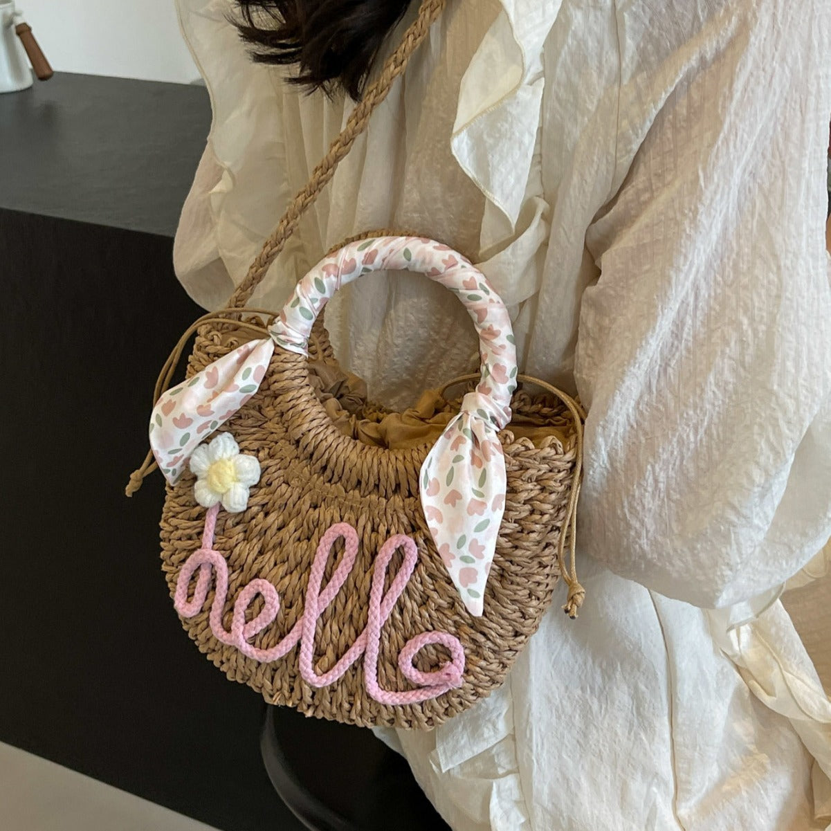 Strandtasche mit Print