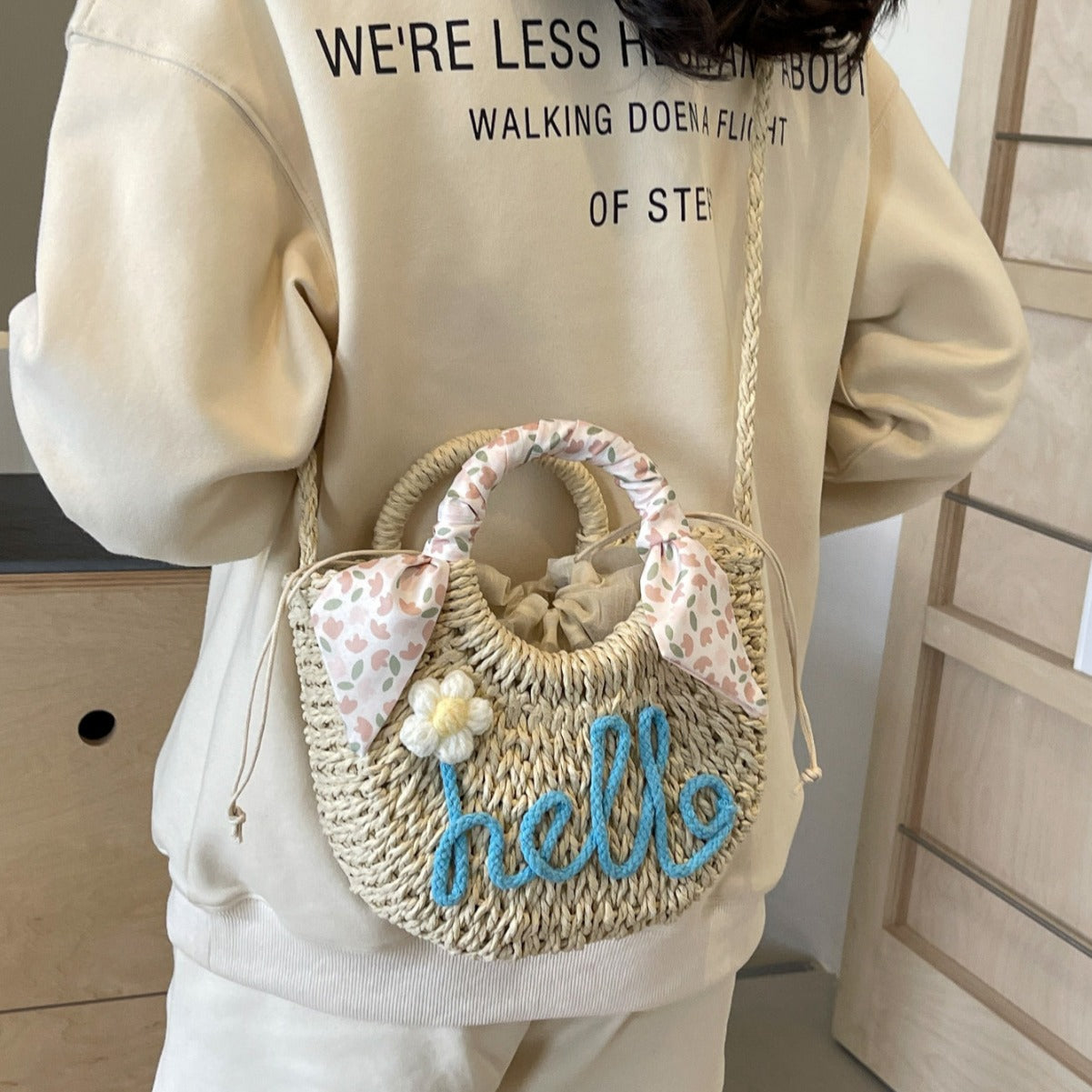 Strandtasche mit Print