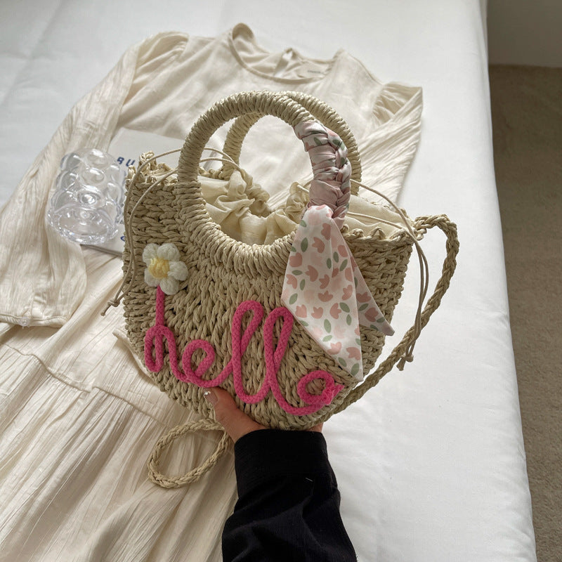 Strandtasche mit Print