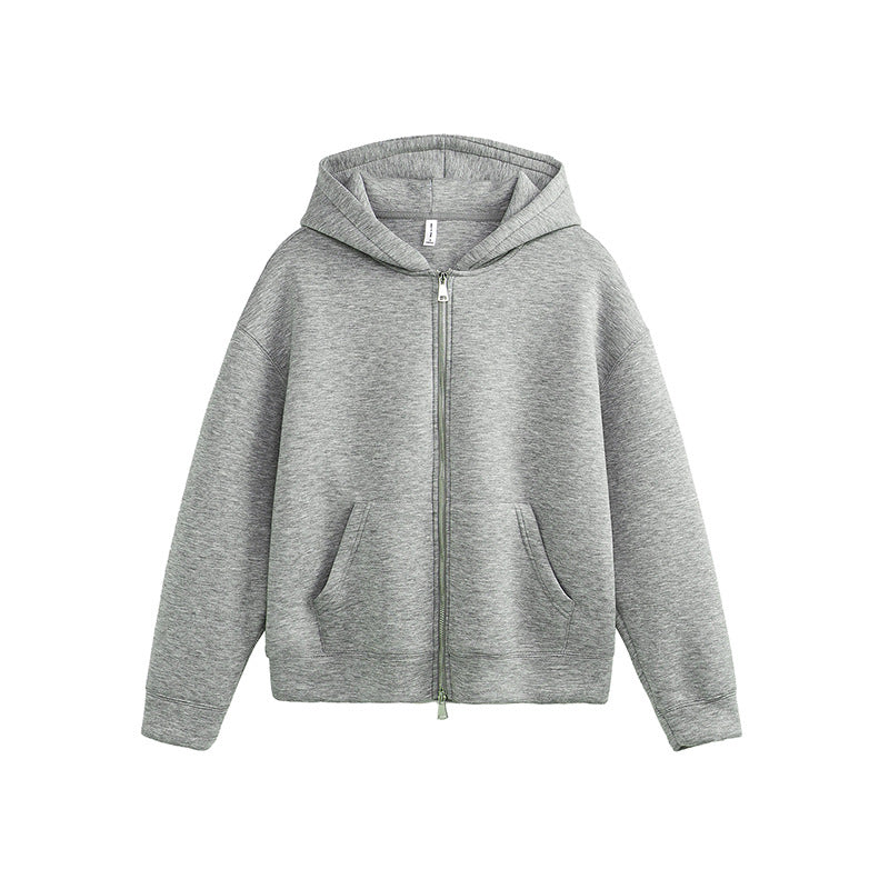 Leichter Damen Kapuzen Cardigan