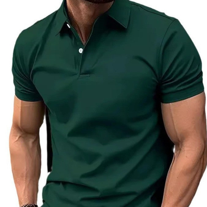 Herren Sommerhemd mit Knopfleiste – Lässiges Kurzarmshirt in Uni-Farben | Ideal für Alltag & Freizeit