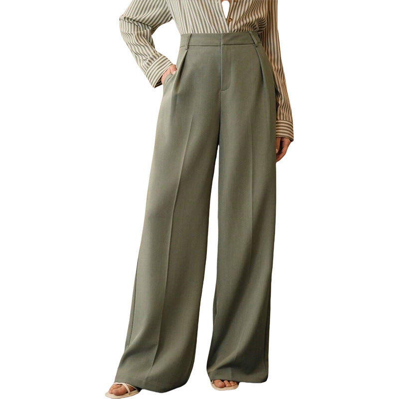 Weite Damen-Hose mit geradem Bein