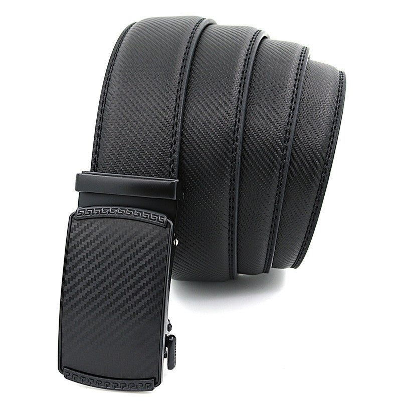 Herren Business Gürtel mit Automatikschließe – Eleganter Twill-Verschluss & hochwertiges Design